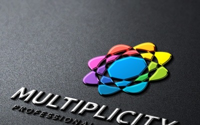 Multiplicity Color Circle Logo Template