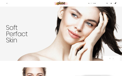 "Pluse - Cosmetic Store" thème PrestaShop #74158