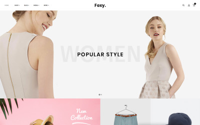 Responsywny motyw WooCommerce Foxy - Multipurpose Shop WooCommerce Theme #74105
