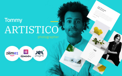 Reszponzív Tommy Artistico - Photographer Gallery WordPress Elementor Theme WordPress sablon 74196