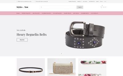 Styles4You - Belts &amp; Wallets Shop OpenCart Template