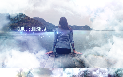 Cloud Slideshow After Effects Intro