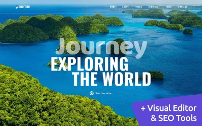Journeo - Travel Agency Templates Moto CMS 3 №74258