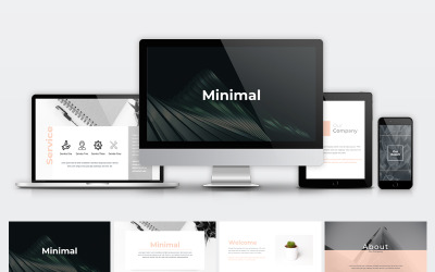 Yaratıcı Minimal Sunum - PowerPoint şablonu