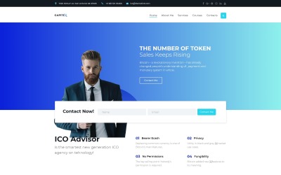 Capitex-ICO Marketing WordPress Elementor主题