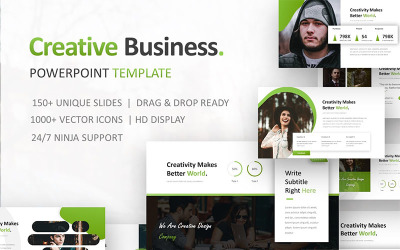 Creative Business PowerPoint template