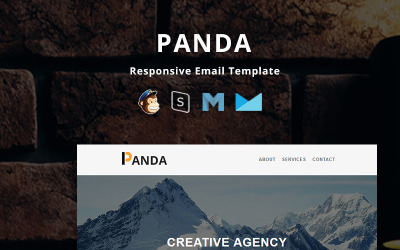 Panda - Корпоративний адаптивний шаблон електронного бюлетеня