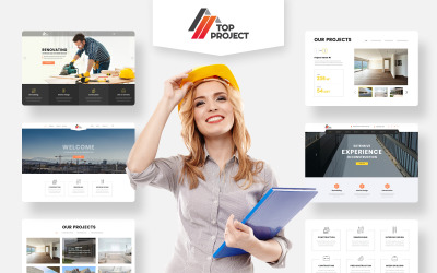 Proyecto principal: plantilla de sitio web HTML multipropósito de empresa de construcción