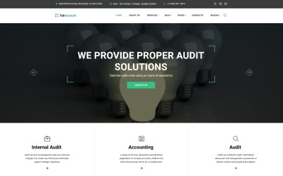 Responsive TabAccount - Audit Ready-to-Use Web Sitesi #74320