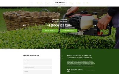 Reszponzív Lawnerie - Landscape Design Joomla sablon 74378