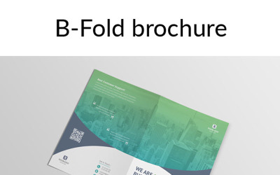 Solution Bi-Fold Brochure - Corporate Identity Template