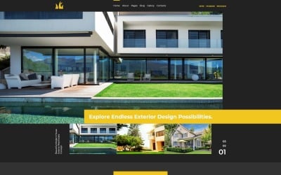 Sweet Home - Design zewnętrzny szablon Joomla