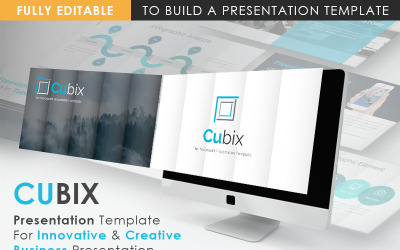 CUBIX Сучасний шаблон PowerPoint