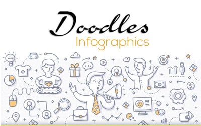 Infografía Doodle - Plantilla Keynote