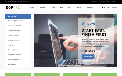 Softex - Software Store Shopify Theme