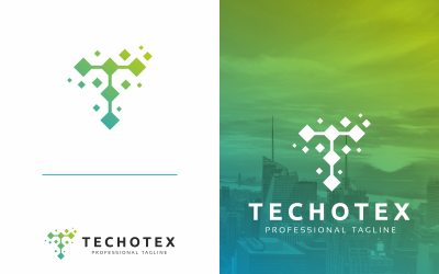 Techotex T Letter Logo Template