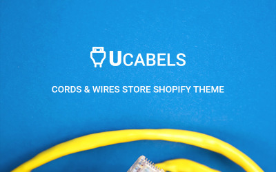 UCables - Cords &amp;amp; Wires Store Motyw Shopify