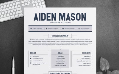 Clean &amp; Creative Resume Template