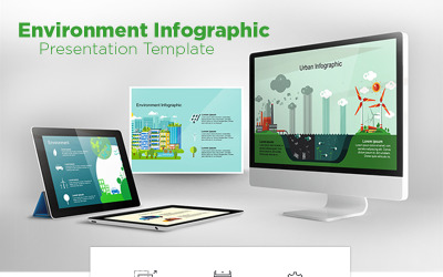 Infografía de medio ambiente: plantilla de Keynote