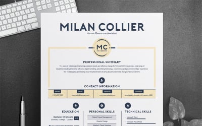 Milan Collier Resume Template