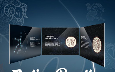 Plantilla de PowerPoint Bandal del zodiaco