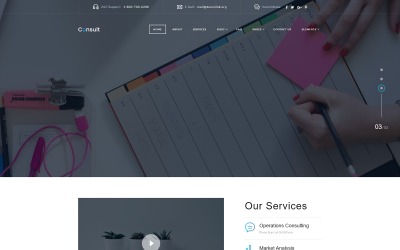 Responsive Consult - Corporate Ready-to-Use Web Sitesi #74541