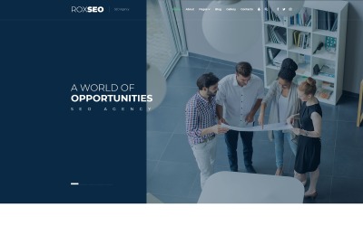 Tema Joomla Responsive #74544 "ROXSEO - SEO Agency"