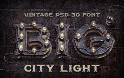 BIG City Light Font