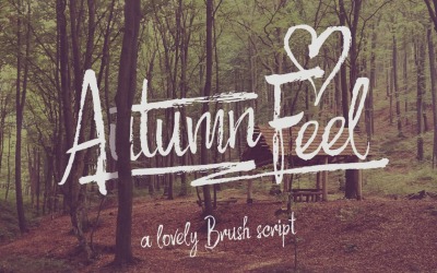 Carattere di sensazione d&amp;#39;autunno