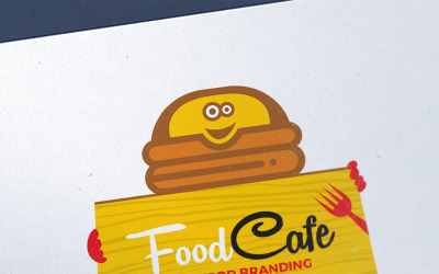 Gıda Logosu | Food Company Avatar Logo Şablonu