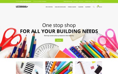 Membrete - Plantilla OpenCart de papelería