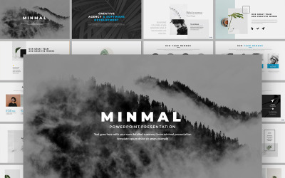 Minimal presentation - PowerPoint-mall