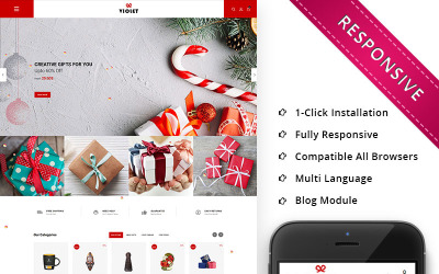 Violet - The Gift Store Responsive №74681