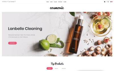 Cosmovic - Fashion Accessories Store OpenCart Template