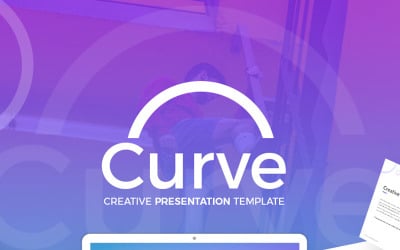 Curve - Creative Presentation PowerPoint template