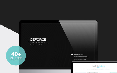 Geforce Clean PowerPoint sablon