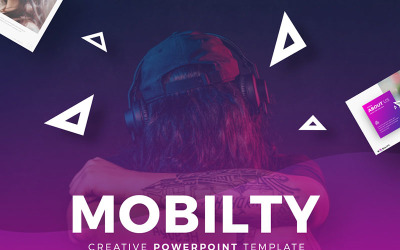 Movilidad - Plantilla de presentación creativa de PowerPoint