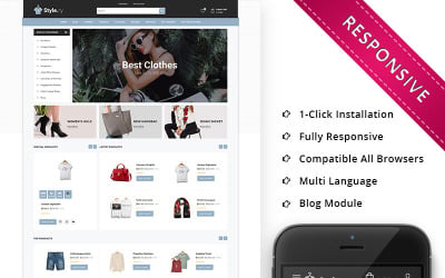 Stylery - The Fashion Store Responsive OpenCart Template