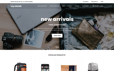 Tema do Trip Online Shopify