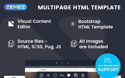 Trimestre - Modelo de site pronto para uso para construção