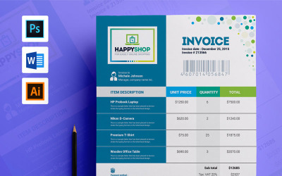 Invoice Word - Corporate Identity Template