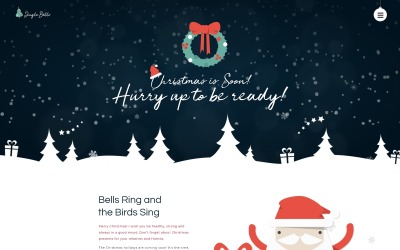 Jingle Bells - Thème WordPress pour site Web de fête de vacances événementiel
