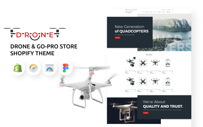 Магазин Drone &amp;amp; Go-pro Shopify Тема