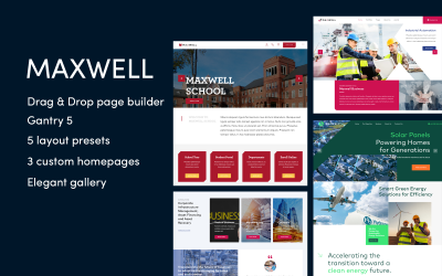 Maxwell Business Joomla Template