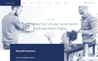Maxwell Business Joomla Vorlage