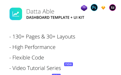 Modelo de administrador do Datta Able Bootstrap