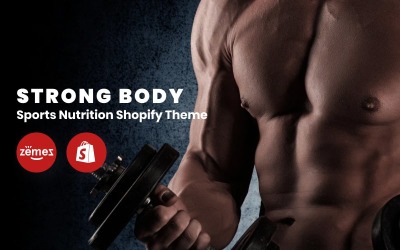 Strong Body - Tema di Shopify per la nutrizione sportiva