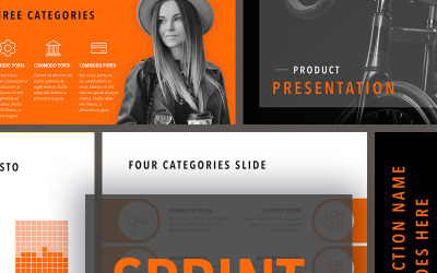 Szablon Sprint PowerPoint