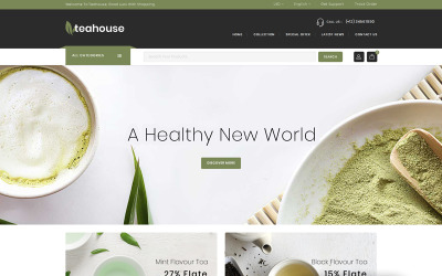 Teahouse - Thème Magento pour magasin polyvalent