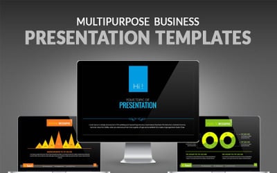 Modelo de PowerPoint de apresentação de negócios multiuso